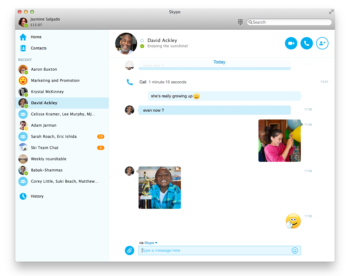 what is the current version of skype for mac